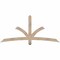 Ekena Millwork Davenport Smooth Timber Gable Bracket, Douglas Fir, 72"W x 33"H x 3 1/2"D x 3 1/2"F, 11/12 Pitch GBW072X33X0404DAV00SDF - alternate 1